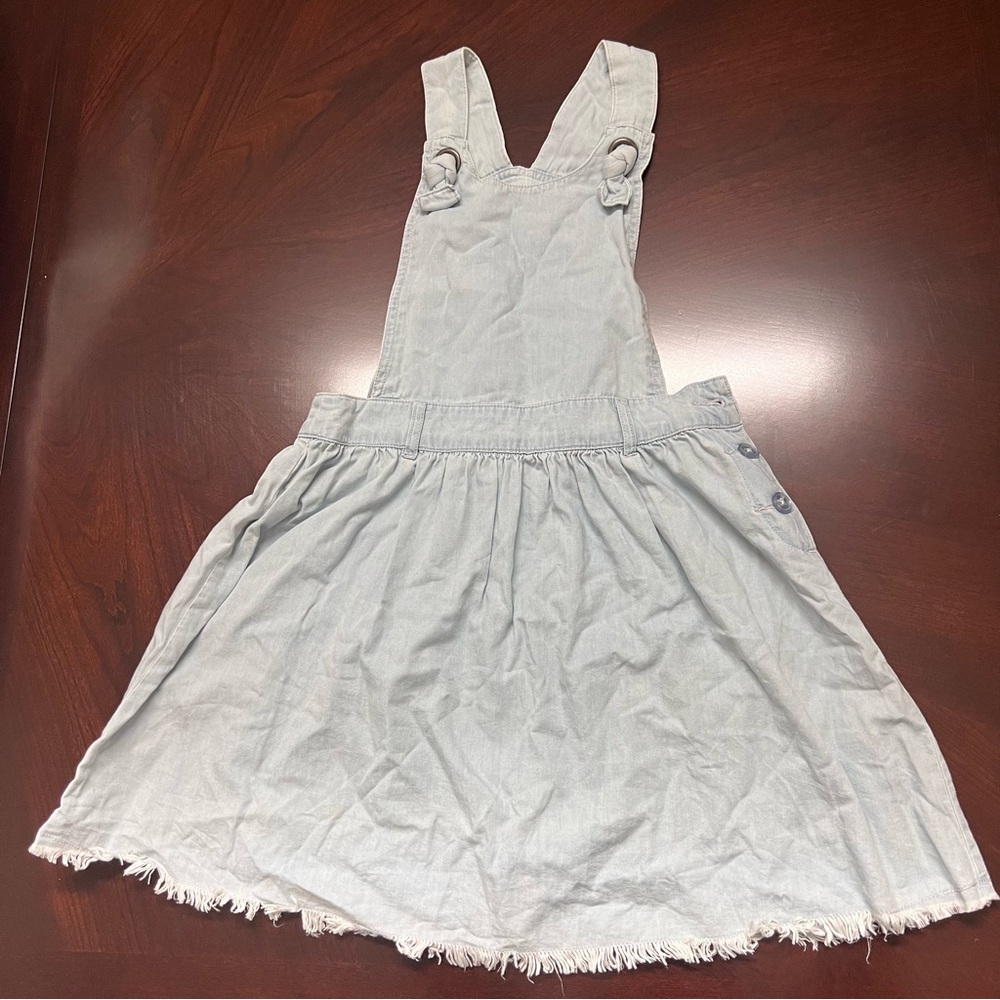 Cat & Jack Light Blue Denim Overall Dress